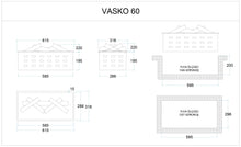 Vasko 60 - 3 Boyutlu Elektrikli Şömine